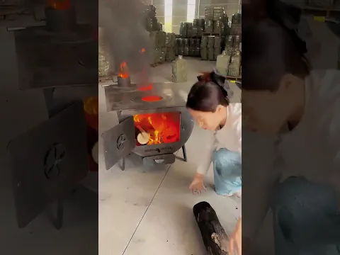RuralHeating #GasificationStove #Dual-FuelFireAndCoalHeatingStove#burnA smokeless stove