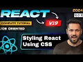 React JS 19 Tutorial in Hindi Styling in React JS