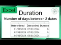 Excel - Calculate Duration