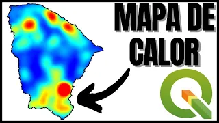 COMO FAZER MAPA DE CALOR NO QGIS DE MANEIRA MUITO FÁCIL! [KERNEL]