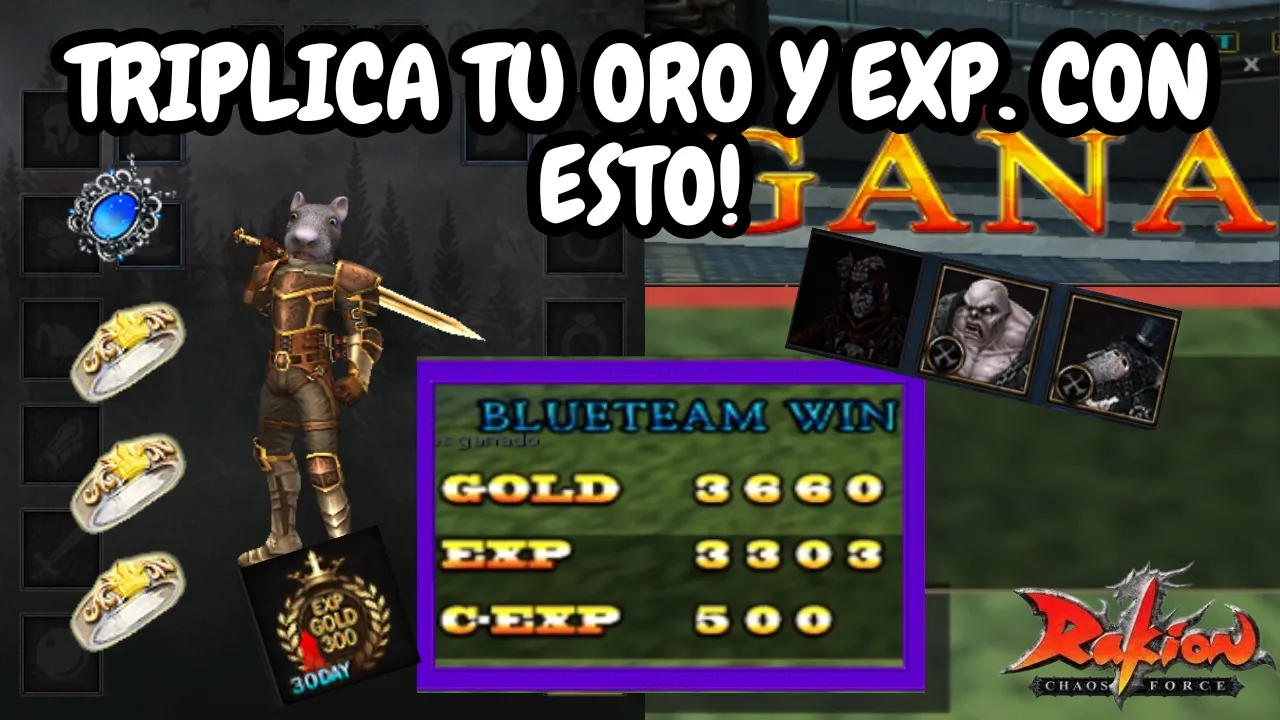 TRIPLICA TU ORO Y EXPERIENCIA | Rakion Latino
