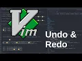 Vim Undo and Redo command mode