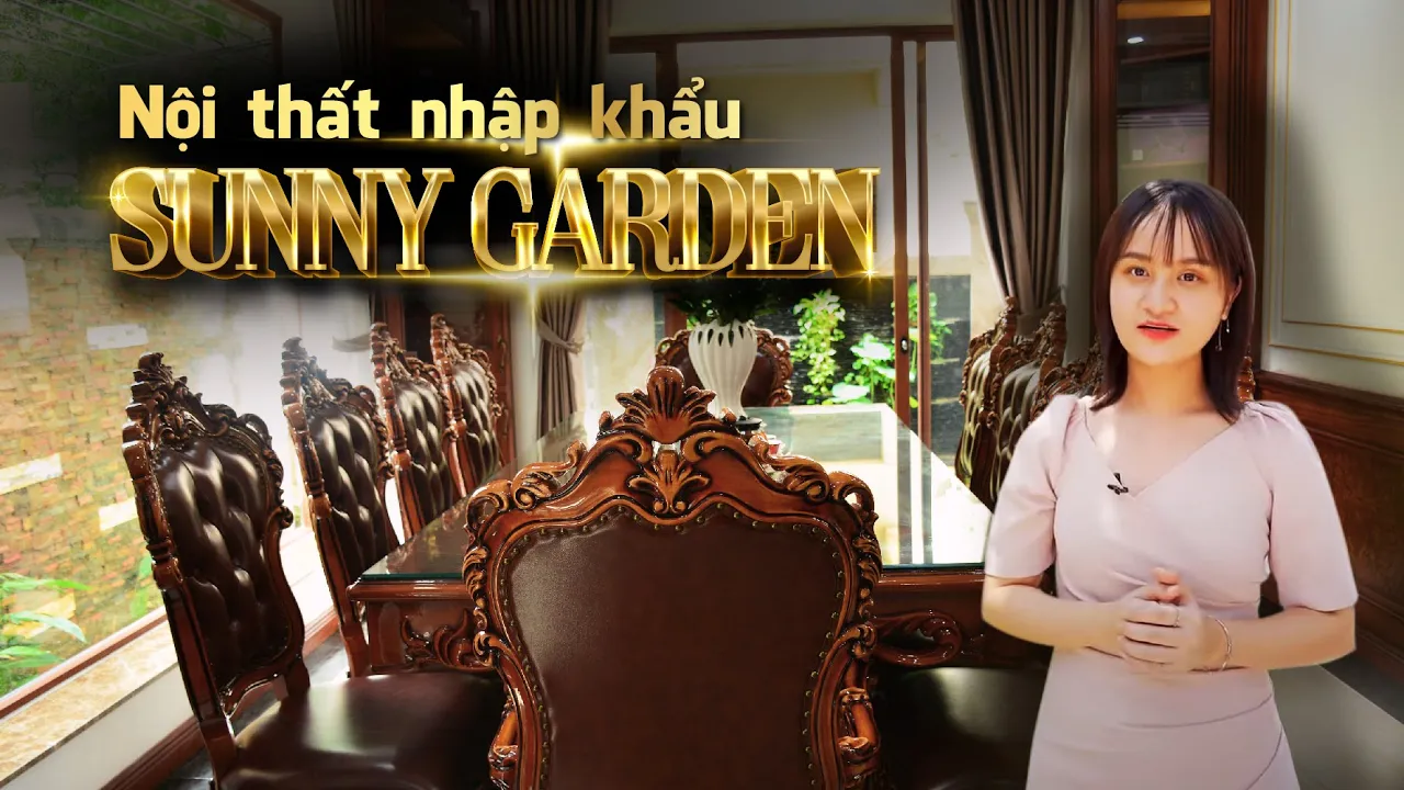Review biệt thự nhà vườn với nội thất cao cấp KĐT Sunny Garden