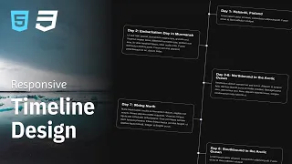 HTML CSS Timeline Design Quick Tutorial