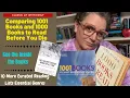 Comparing Boxall and Mustich 1001 and 1000 Books to Read Before You Die 10 Bonus Reading Lists