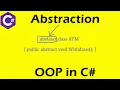 C Abstraction Tutorial Abstract Class Methods Explained