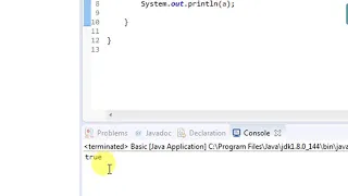 9 Boolean data type in java example