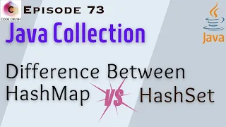 Difference Between HashMap and HashSet In Java HashMap vs HashSet Collection Framework in java