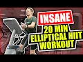 NEW Insane 20 Minute Elliptical Workout - HIIT Workout