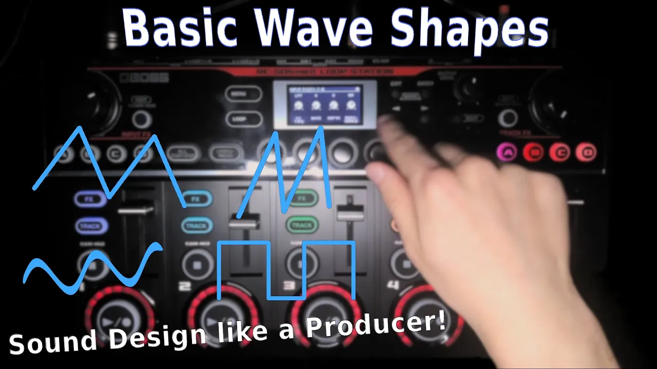 Basic Wave Shapes: Boss RC505-MK2 Sound Design Tutorial