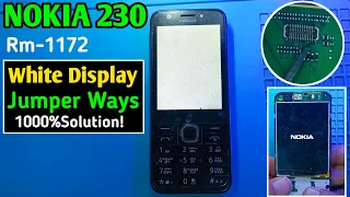 nokia 230 rm 1172 white display problem all nokia phone lcd white display 100 solution 