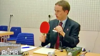 Unintentional ASMR Very Thorough Table Tennis Racket Tester