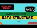 part2 DSA in 10 Minutes Quick Revision for RGPV 3rd Sem RGPV DSA 3RD SEM 2025 IMP