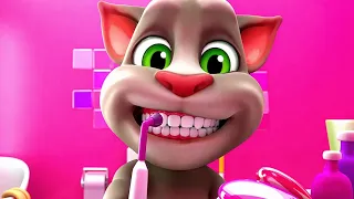 Talking Tom 🐱 DİŞLERİMİZİ FIRÇALAYALIM ⭐ Çizgi Filmler | Super Toons TV Animasyon
