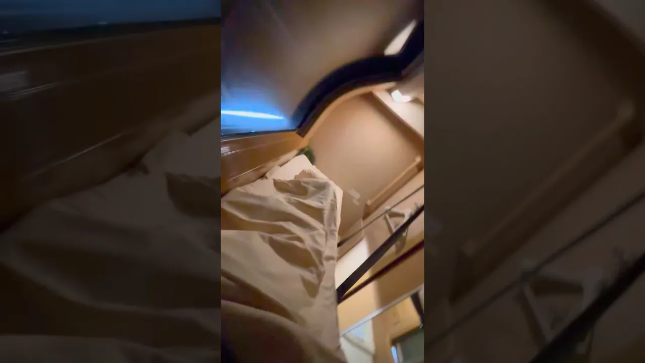 ジェットコースターみたいな寝台列車　#vlog #一人旅