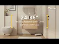 Minimalist Oak Wall Mounted Bathroom Vanity Combo with Single Undermount Sink