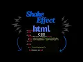 Shake Effect on Scroll Using Pure HTML CSS Minimal JavaScript