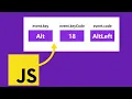 Exploring JavaScript Event s Object with a KeyCode Project by