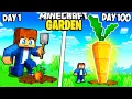 Download Lagu I Survived 100 Days in Grow a Garden (Minecraft)