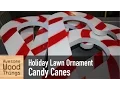 Holiday Lawn Ornament Candy Canes