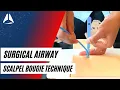 Scalpel bougie technique in CICO emergencies | Airway Management