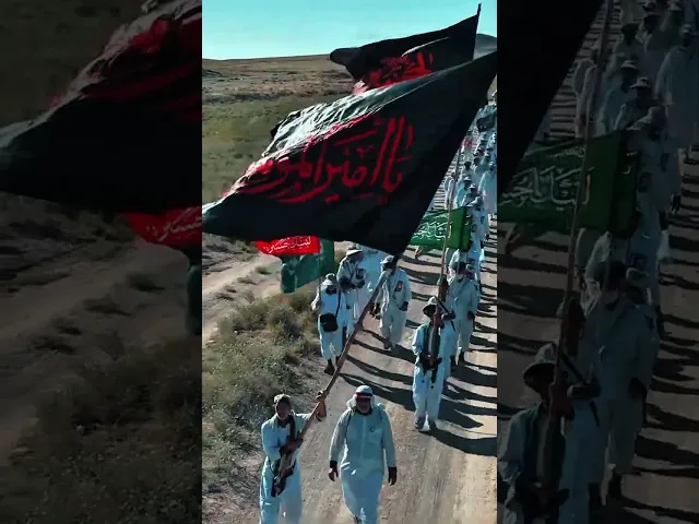 ⁣عبر سلاسل جبال زاكروس استمرار مسير العشق الحسيني من مشهد الى كربلاء