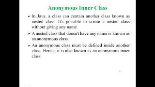 45 Adapter Classes and Inner Classes in Java