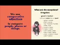 Comparative Adjectives in English Easy Grammar Practice for Students