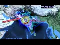 NEXT 25 Days Weather System Map Forecast South Asia 24 June 2026 Update LPA Monsoon Line
