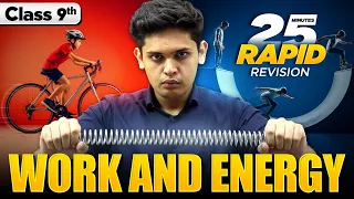 Work and Energy in 25 Minutes 🔥| Class 9th | Rapid Revision | Prashant Kirad