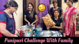 Panipuri Challenge With Family 🤤Biryani Party | Sona Dey | Mukul Gain