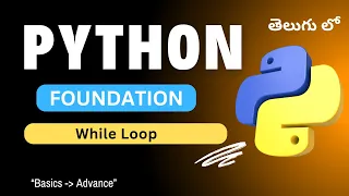 25 While loop in Python Python Tutorial in Telugu