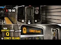 NYC Subway R160B Siemens R Train To 96 Q Train AM Rush