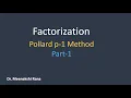 Factorization Pollard p-1 Method Part 1
