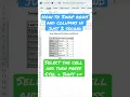 How to Swap Rows and Columns in Excel Excel shorts excel tutorial