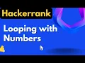 Looping with Numbers Hackerrank Solution Hackerrank Linux Shell Solutions realNameHidden