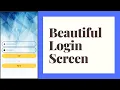 Create beautiful login screen in Android Studio with custom Button And EditText Part-1 2019