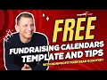 Free Fundraising Calendar Template and Tips