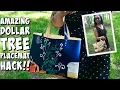 Make A Tote Bag Using just TWO DOLLAR TREE PLACEMATS dollar tree hack GENIUS