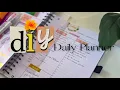 DIY Daily Planner How to make your own planner from scratch using a notebook
