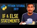 4 - how to use if else statements in python Python tutorial for beginners 2019