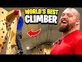 MAKING AN IMPOSSIBLE CLIMBING WALL FOR MAGNUS MITBO Nearly un-alive d himself