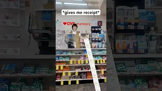 When You Get The Receipt From CVS