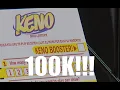 Winning 100k in the Ohio Lottery Keno