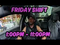 London Uber Driver Friday Shift 1 00pm - 11 00pm Earnings