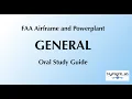 Professional Recording of FAA A P General Oral Test Questions