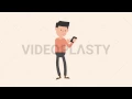 Man Looking at Phone Animation MOV GIF