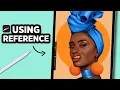 3 WAYS to use REFERENCES for your Portrait Paintings in PROCREATE