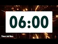 6 minute timer LOUD ALARM