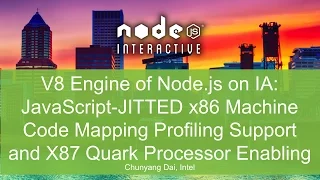 V8 Engine of Node js on IA